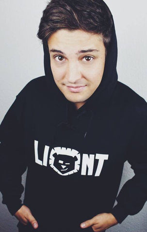 LIONT Logo Schriftzug Hoody (black)