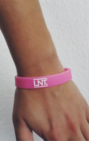LIONT Logo Schriftzug Armband (light pink)