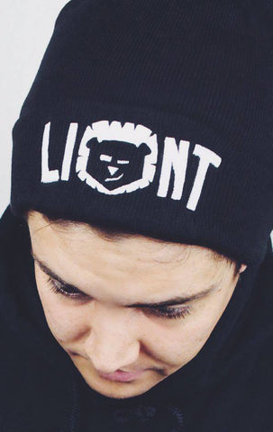 LIONT Schriftzug Logo Beanie (black)